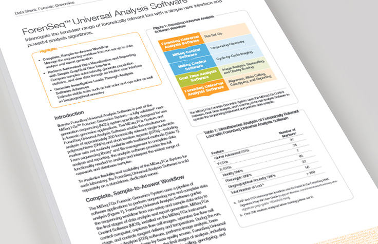 ForenSeq Universal Analysis Software