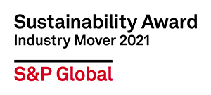 S&P Global Sustainability Award Industry Mover 2021