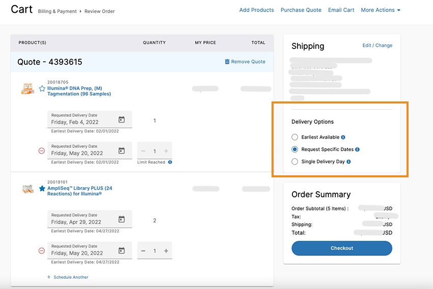 Track Shipments and Manage Delivery
                                    Dates