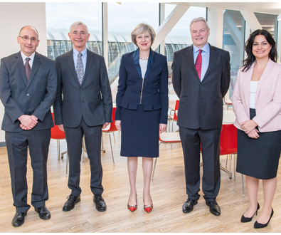 UK Prime Minister Opens Hinxton Facility